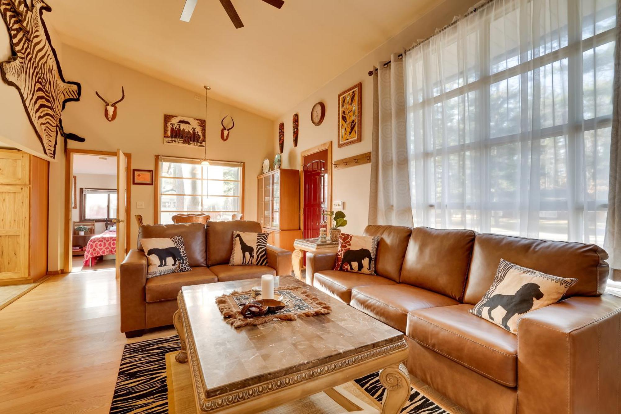 Wisconsin Cabin With Atv Trails, Near Lake Arbutus! Hatfield Bagian luar foto